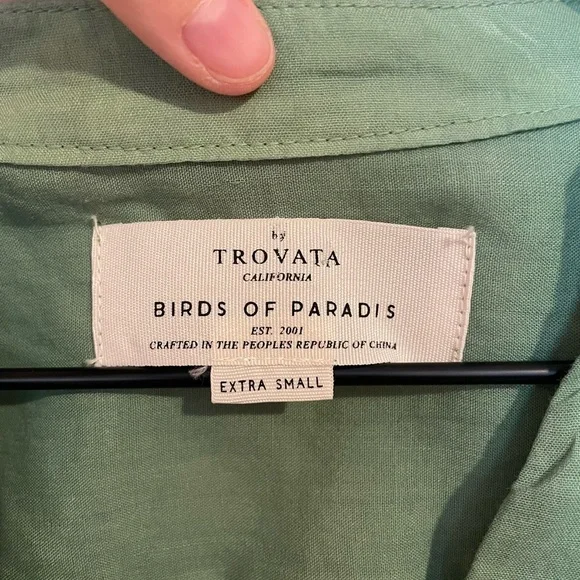 Trovata Birds of Paradise Quincy Blouse Size XS - Picture 3 of 10